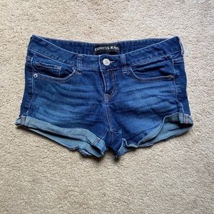 Express jean shorts